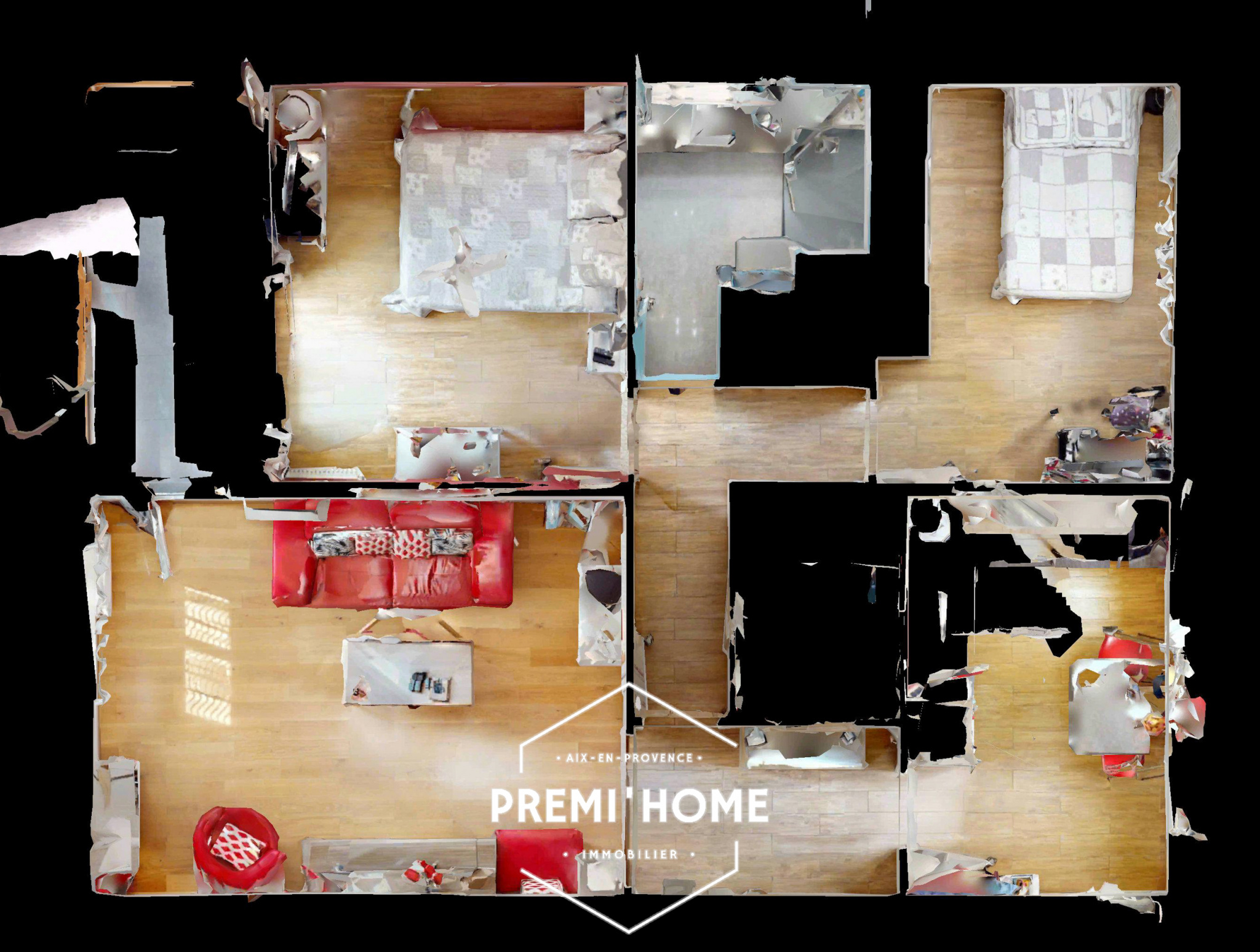 A VENDRE T3 DERNIER ETAGE ASCENSEUR 13011 MARSEILLE - Premi'home Agence immobilière Aix En Provence