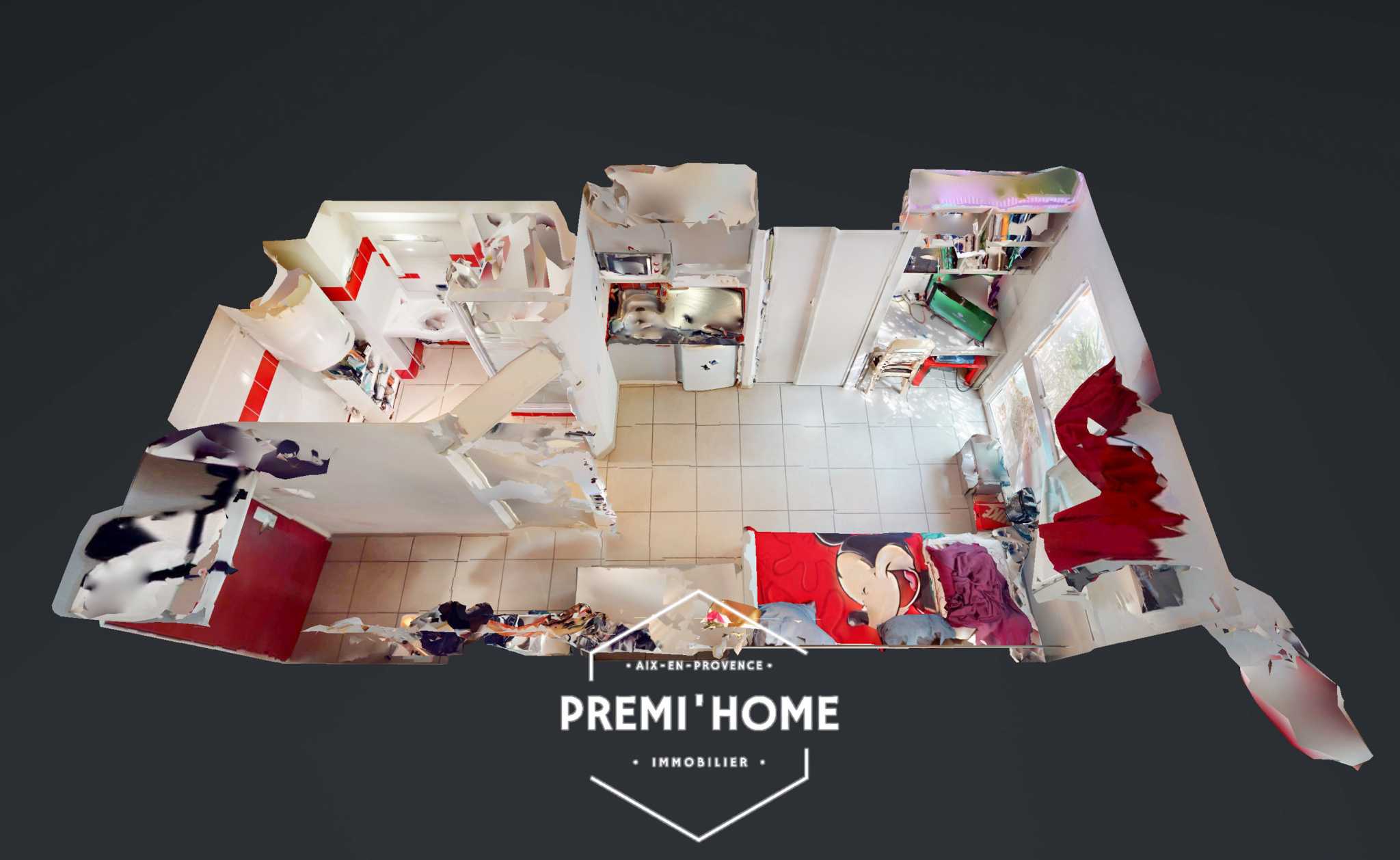 * A VENDRE STUDIO LOUE ROUTE DE CELONY * - Premi'home Agence immobilière Aix En Provence