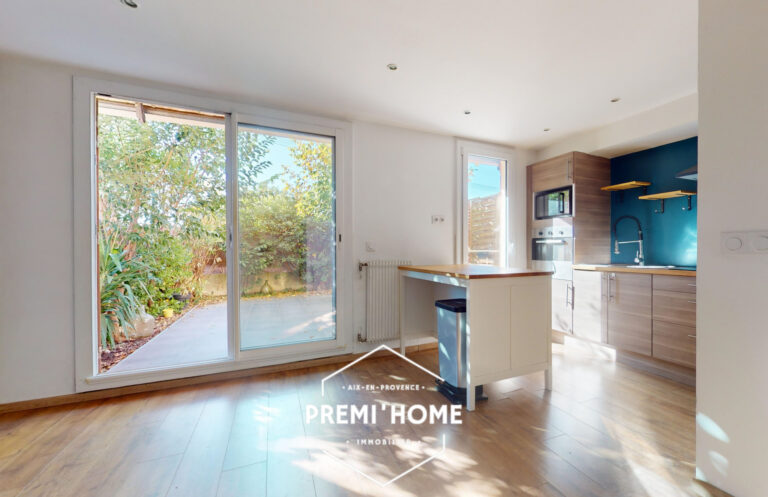 A VENDRE T3 AVEC JARDIN QUARTIER SOLARI AIX EN PROVENCE - Premi'home Agence immobilière Aix En Provence