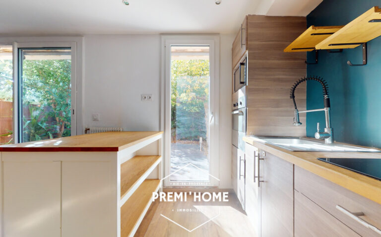 A VENDRE T3 AVEC JARDIN QUARTIER SOLARI AIX EN PROVENCE - Premi'home Agence immobilière Aix En Provence