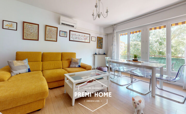 A VENDRE T3 REZ DE JARDIN AIX SUD SAINT JEROME - Premi'home Agence immobilière Aix En Provence