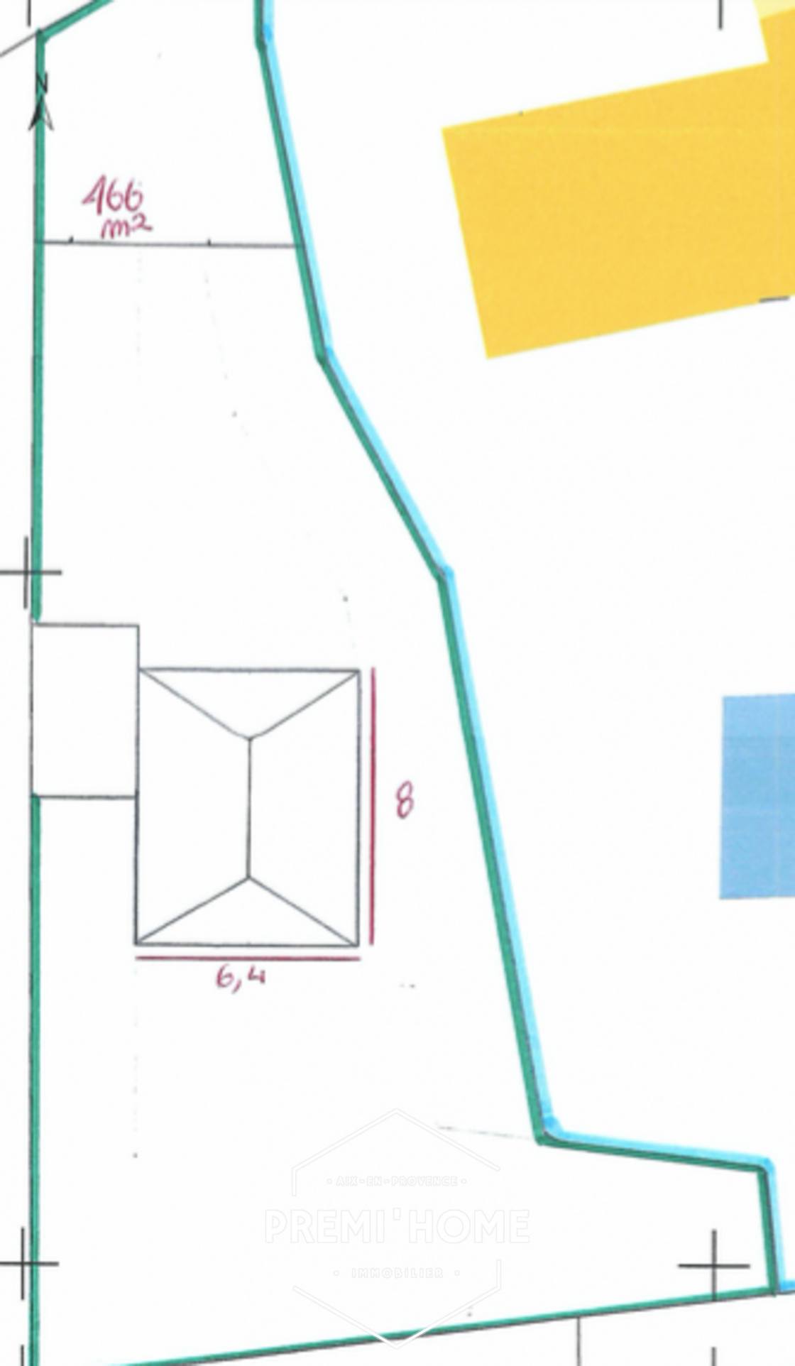 TERRAIN CONSTRUCTIBLE DE 470M2 A MARSEILLE 13011 - Premi'home Agence immobilière Aix En Provence