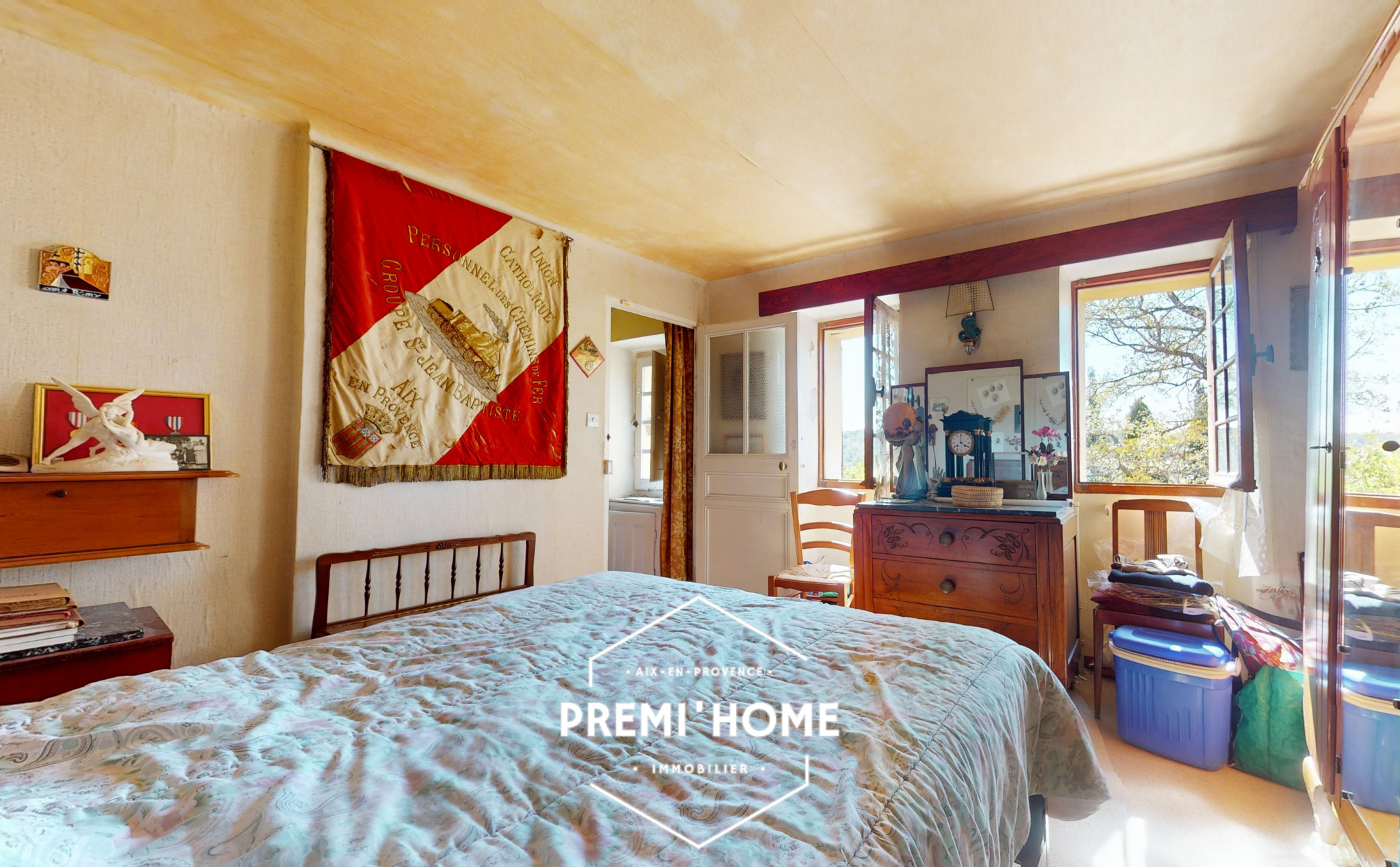 A VENDRE MAISON A RENOVER TERRAIN 3600M2 AIX EN PROVENCE EST - Premi'home Agence immobilière Aix En Provence