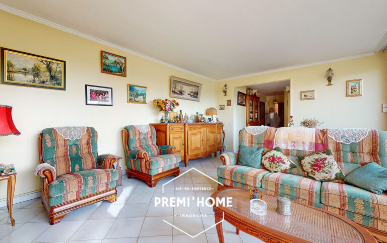 A VENDRE T3 CHATEAU DOUBLE TERRASSE ET ASCENSEUR - Premi'home Agence immobilière Aix En Provence