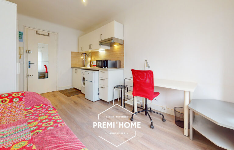 A VENDRE STUDIO RESIDENCE STANDING PARC MOZART AIX EN PROVEN - Premi'home Agence immobilière Aix En Provence