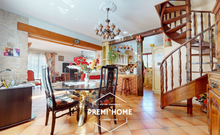 A VENDRE MAISON T4 de 135m2 sur 1500m2 DE TERRAIN au calme a - Premi'home Agence immobilière Aix En Provence