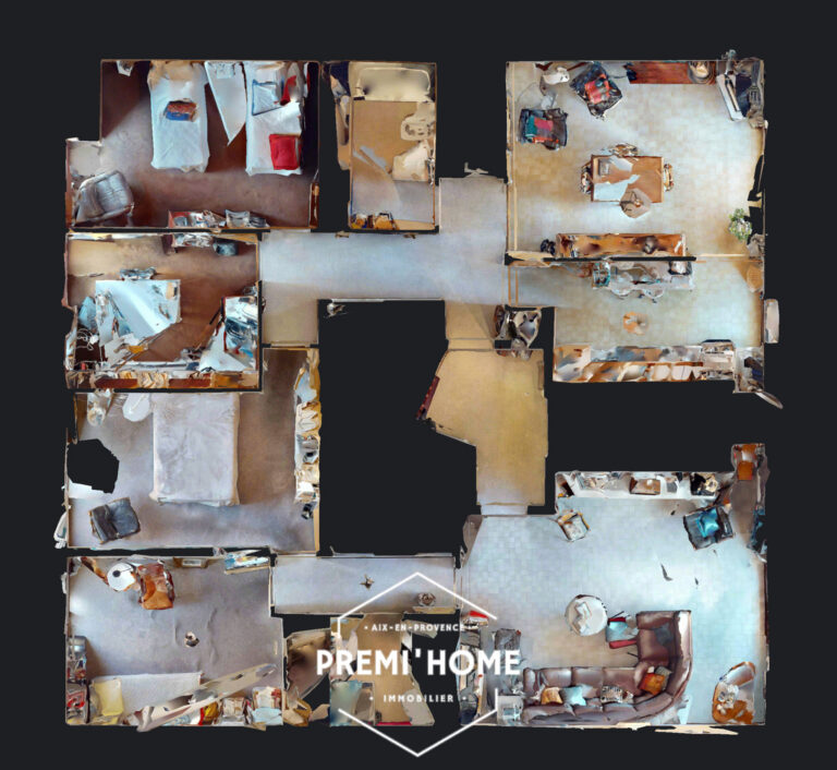 Appartement T5 dernier étage de 130m2 avec 40m2 de terrasse - Premi'home Agence immobilière Aix En Provence